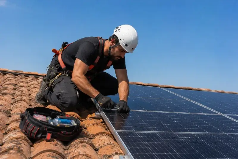 Maintenance et monitoring de panneaux solaires à Menthon-Saint-Bernard